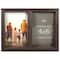 Expressions™ 2 Opening 4" x 6" Walnut Angled Collage Frame by Studio Décor®